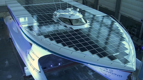 بزرگترین قایق خورشیدی دنیا 