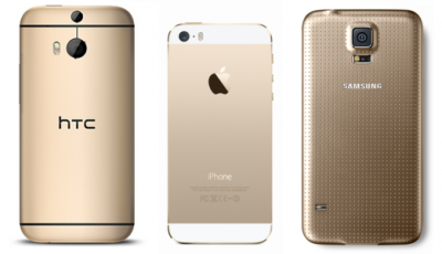 Gold-smartphones