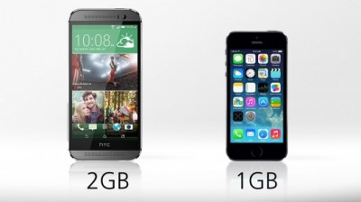 مقایسه کامل HTC One M8 و Iphone 5s به صورت تصویری
