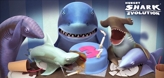 دانلود ورژن جدید بازی زیبای Hungry Shark Evolution برای اندروید